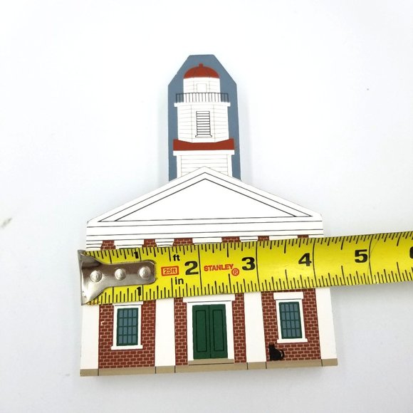 Cat's Meow Village Abraham Lincoln, Metamora Courthouse 1995 Mt Rushmore - Picture 8 of 8